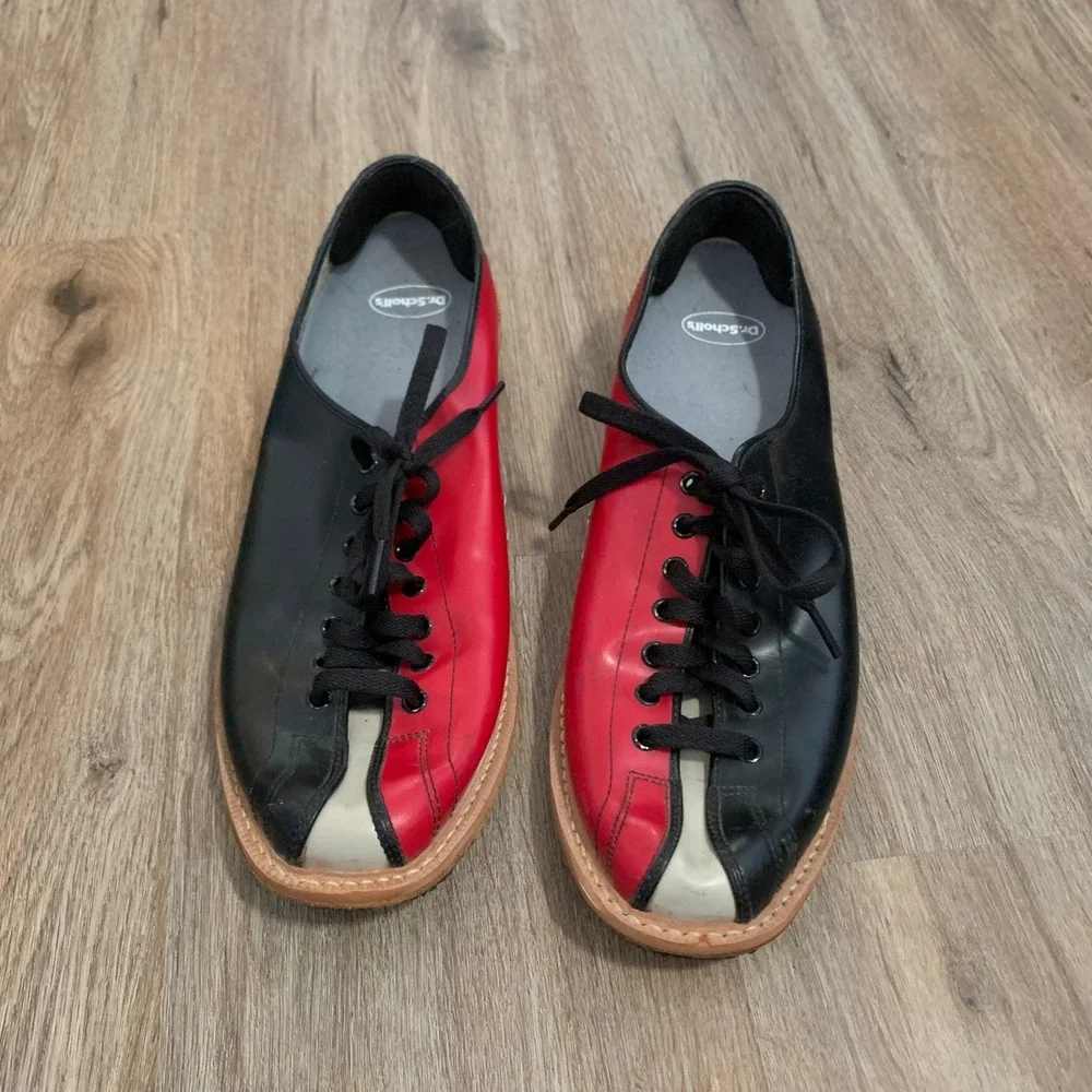 RARE excellent cond vintage 1960s Strike King Brunswick bowling shoes - 10 mens